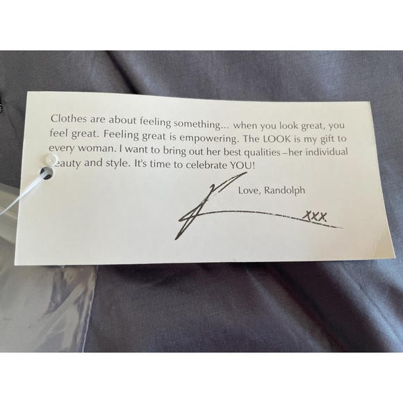 RANDOLPH DUKE The Look Faux Fur Removable Stole Collar, Silver & White - Picture 7 of 14